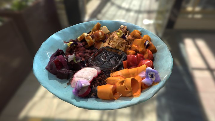 Poke Bowl 3D Model