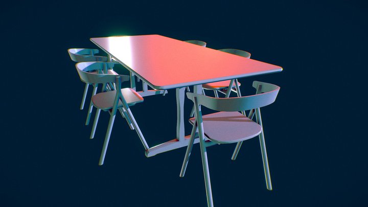 Dining Set Assignment by Keali'i Transfield 3D Model