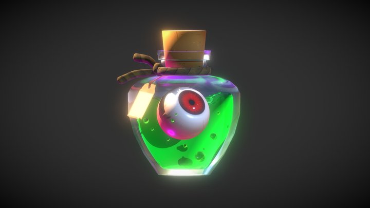Eye in the Flask 3D Model