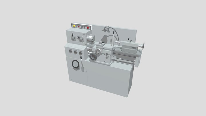 Токарно-винторезный станок ИЖ-250 – Modelo 3D gratuito STL