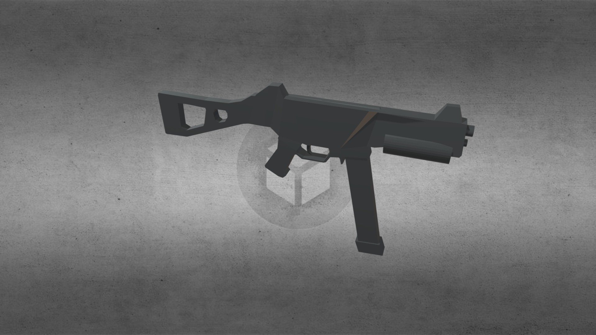 Submachinegun (Krunker.io)(Low-Poly)