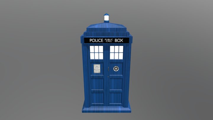 TARDIS 3D Model