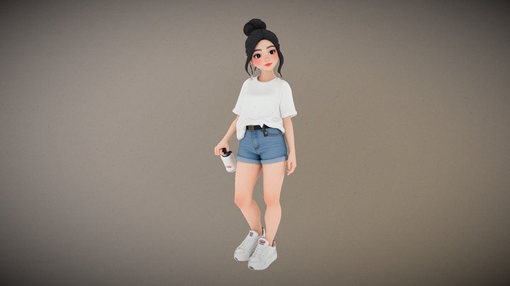 The "Off-Duty" Helper 3D Model
