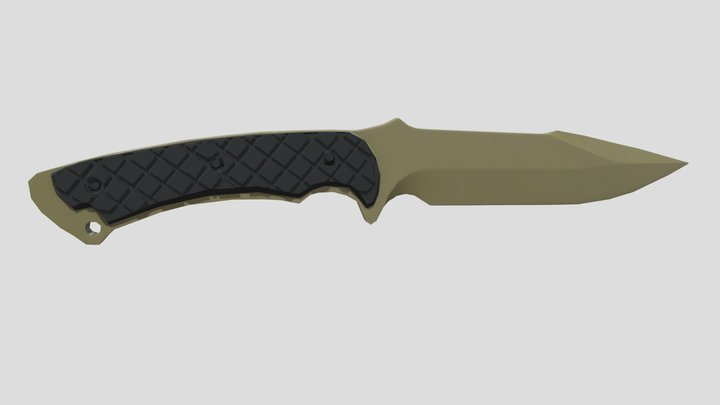 Spartan Blades Horkos Combat Knife 3D Model