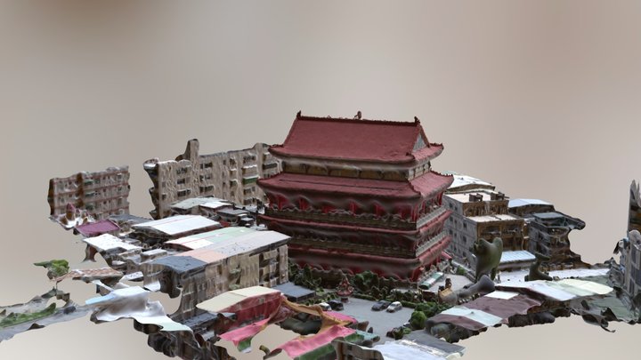 羅東爐源寺 3D Model