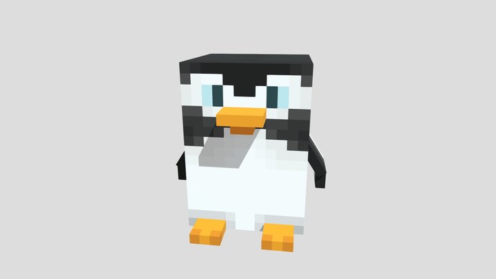 Herm the Penguin 3D Model