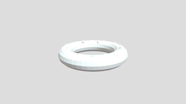 Donut 3D model 3D Model