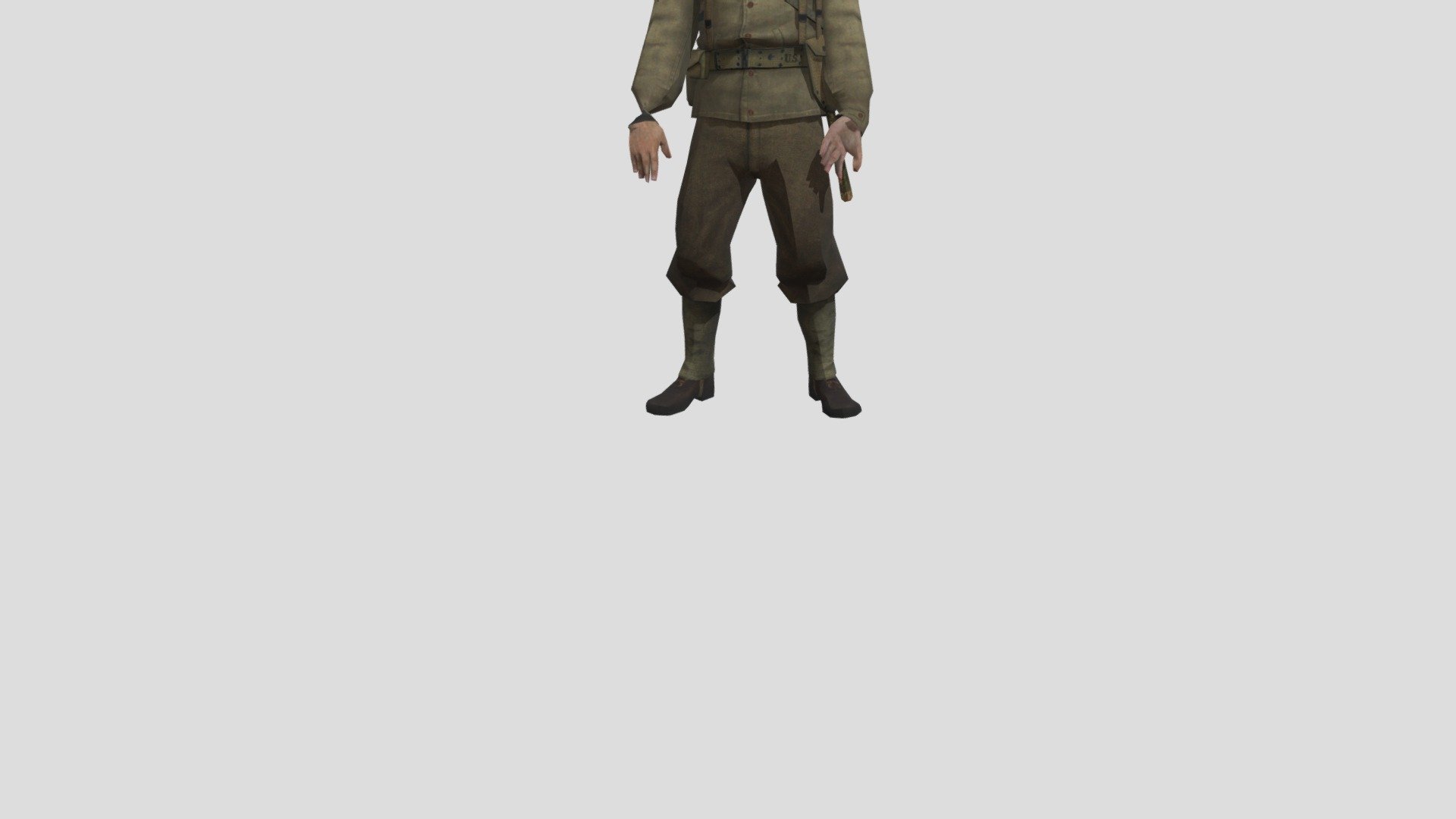 Soldier dying
