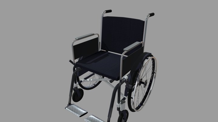 Wheelchair 3D Model