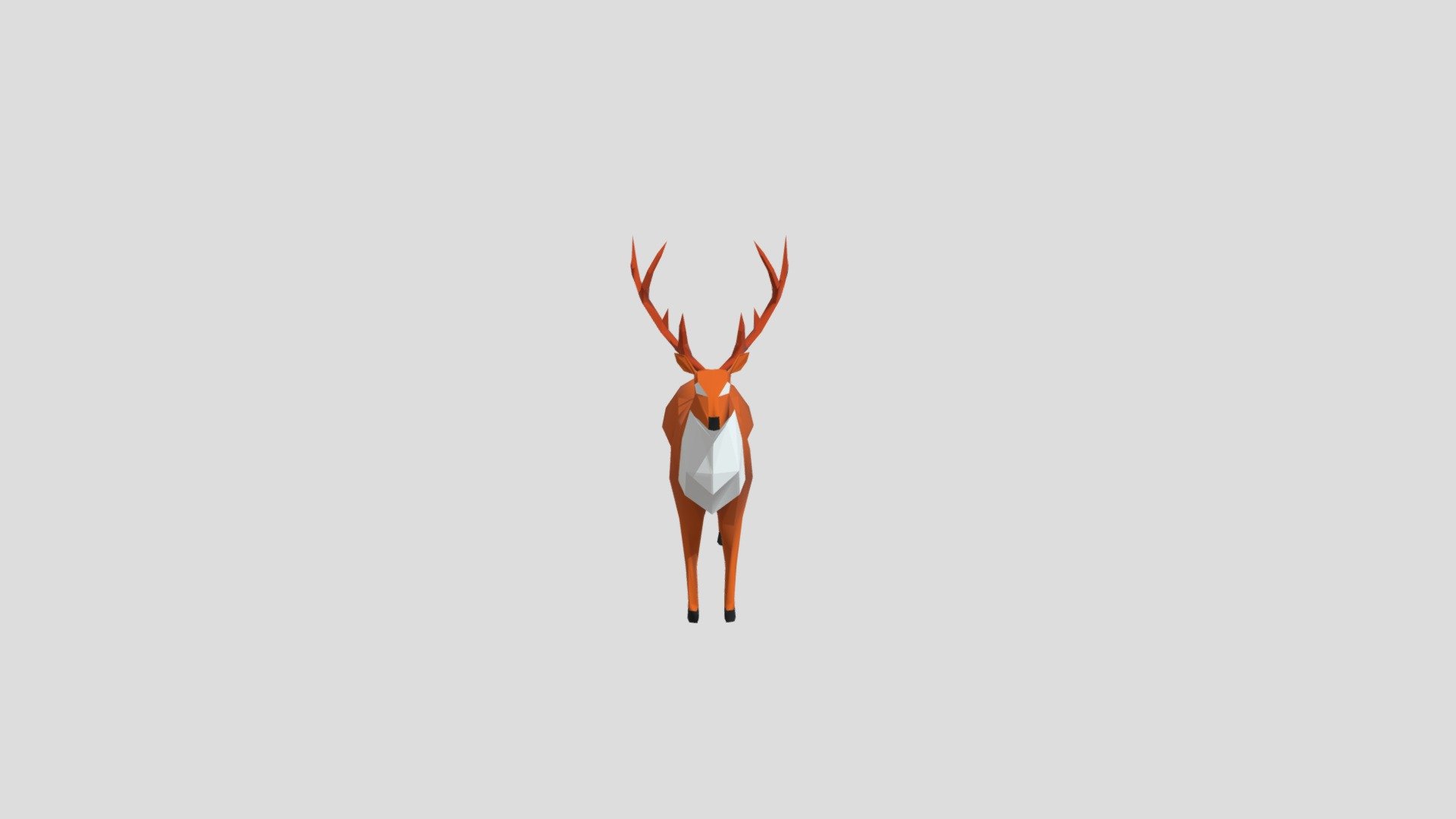 Rudolf Deer - 3D model by Onyxane (@carinevion) [b3a241f] - Sketchfab