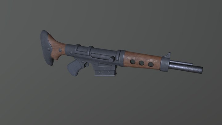 Tolmekian Carbine 3D Model
