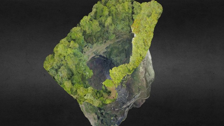 Aouk Underground River - Keek Tiankeng 3D Model