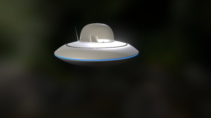 Flying Saucer 3D Model