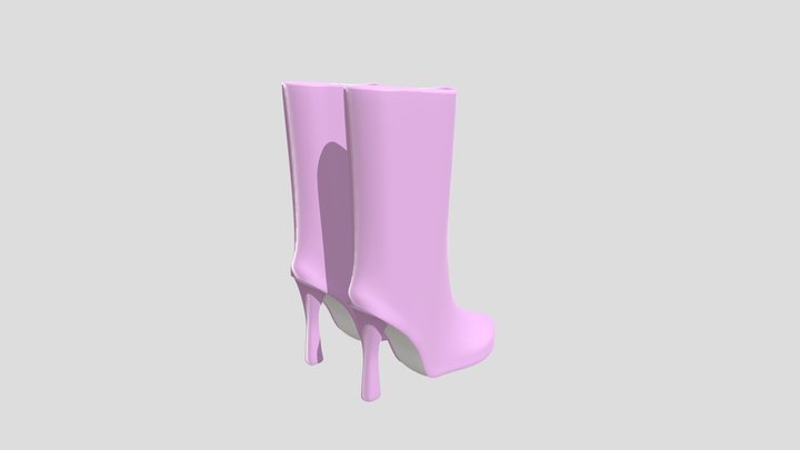 Glittering Boots 3D Model