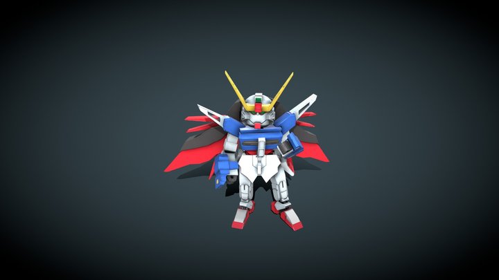 Gundam - Chibi ver_ 3D Model