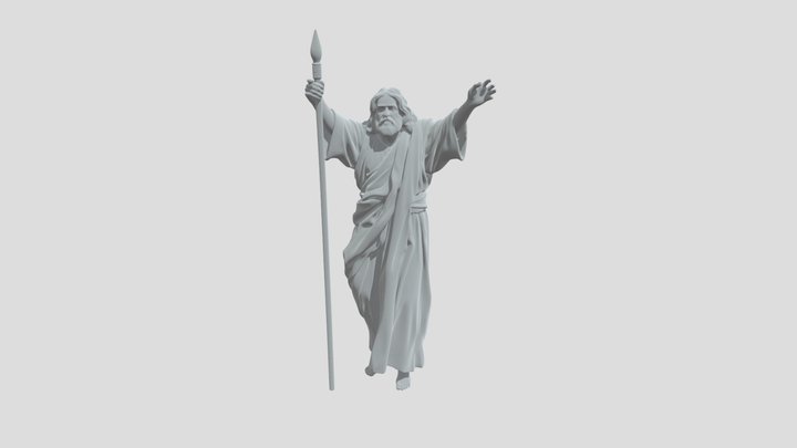Um modelo 3D de Jesus Ressuscitado 3D Model