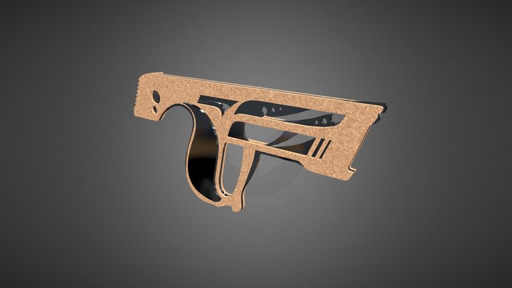 Gum Gun 3D Model