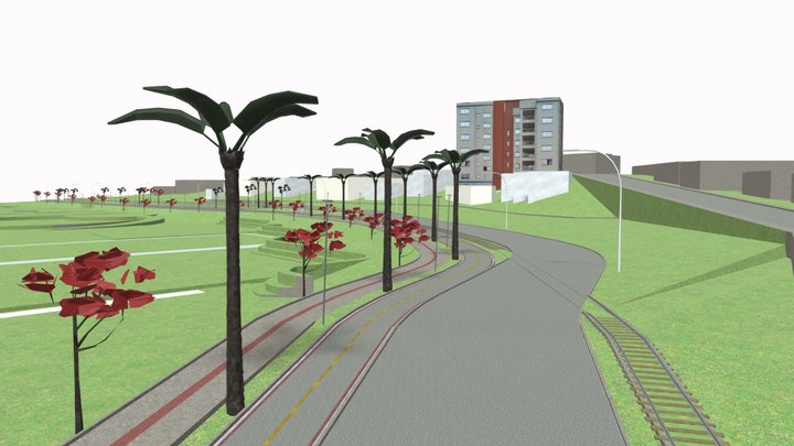 Parque Linear - Trecho 4 - Setor B 3D Model