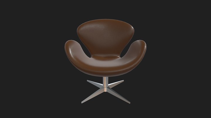 Swan_Chair_Test_01 3D Model