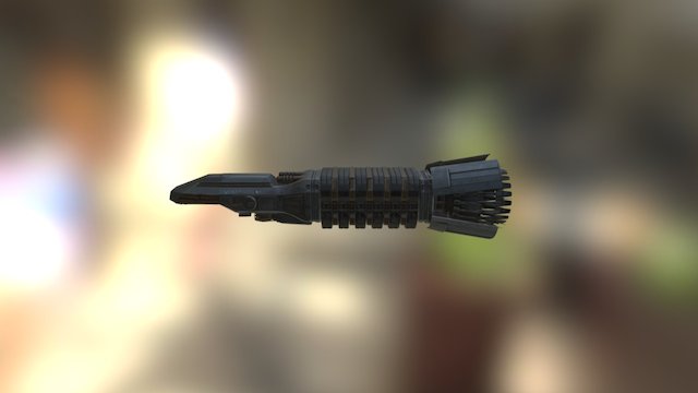 "Mirage" an Orange Cast ship 3D Model