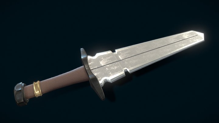 Medieval Dagger QuickTraining 3D Model