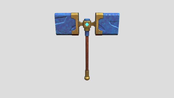 Fantasy Weapons Pack: Hammer 3D Model