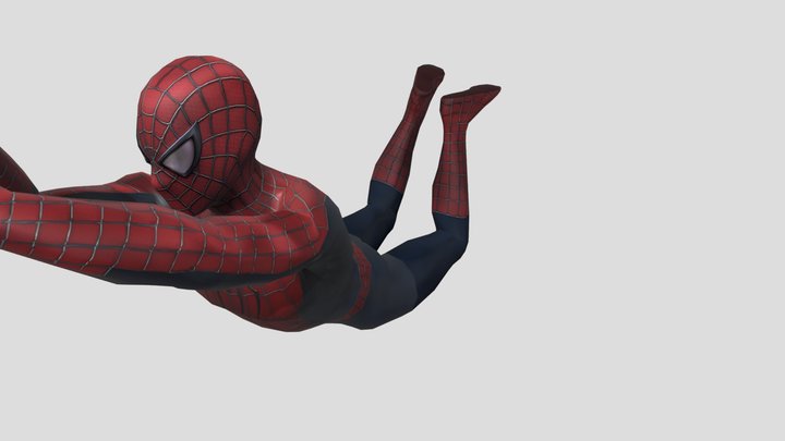 Tobey Maguire Spider- Man Suit Rigged & Animated 3D Model