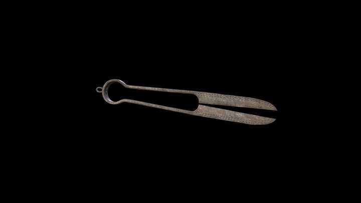 Scissors, Xth century, Rus 3D Model