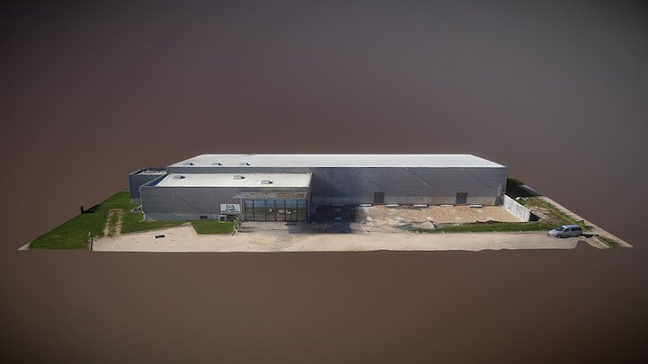 Bâtiment Stand de Tir 3D Model