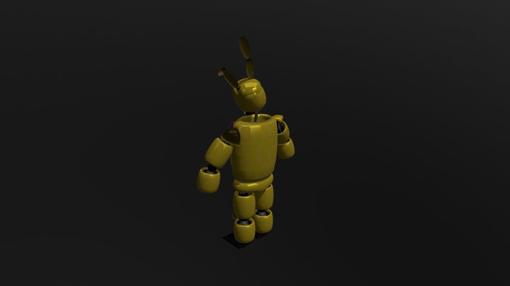 Withered Springbonnie 3D Model