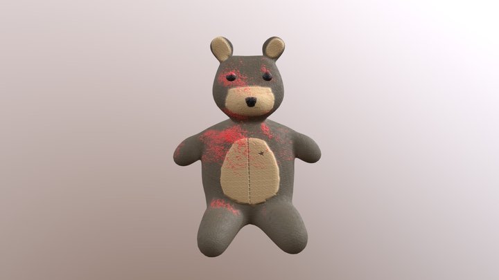 Samanthas Teddy bear 3D Model