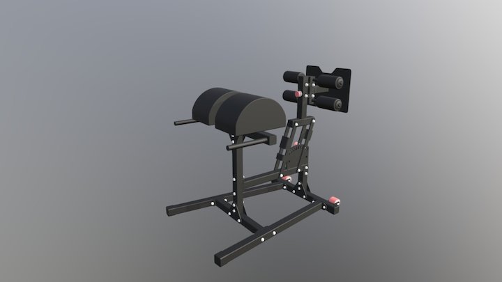 Римский стул GHD 3D Model