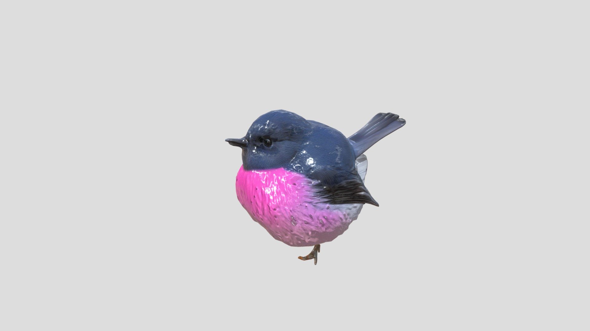 Pink Robin - Download Free 3D model by zebrovaya amadina (@sinica580 ...