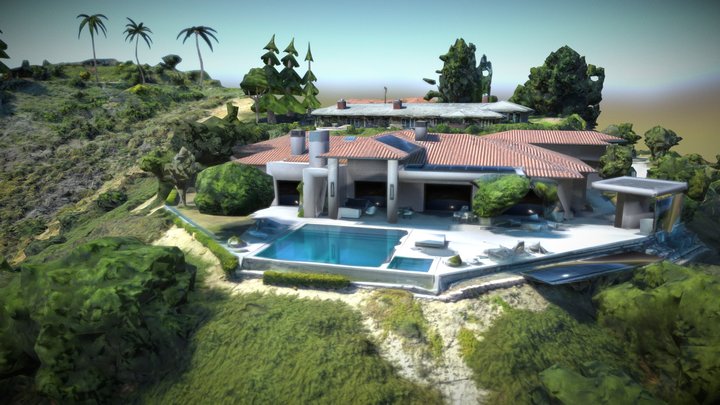 No tere villa 3D Model