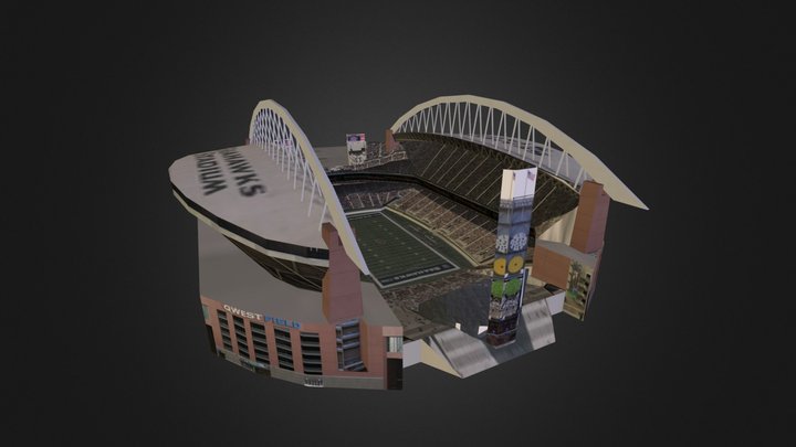 Seattle - CenturyLink Field 3D Model