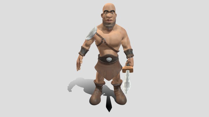 Valiant Gladiator 3D Model