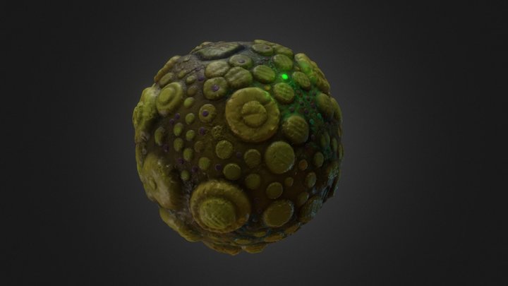 Organic ball 3D Model