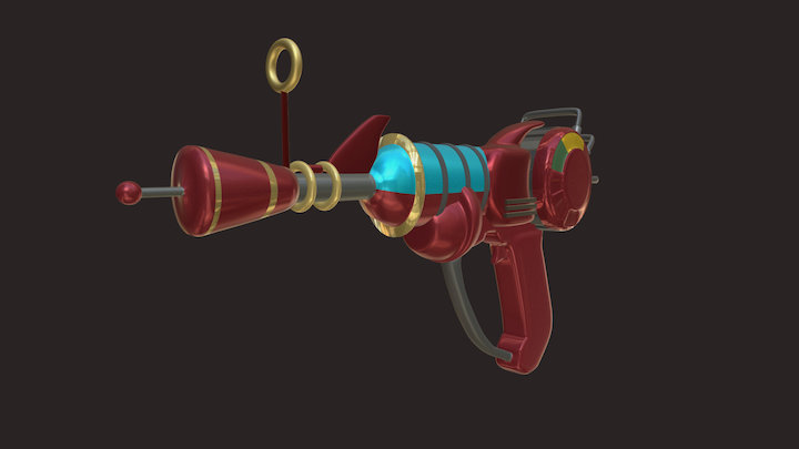 Futuristic gun 3D Model