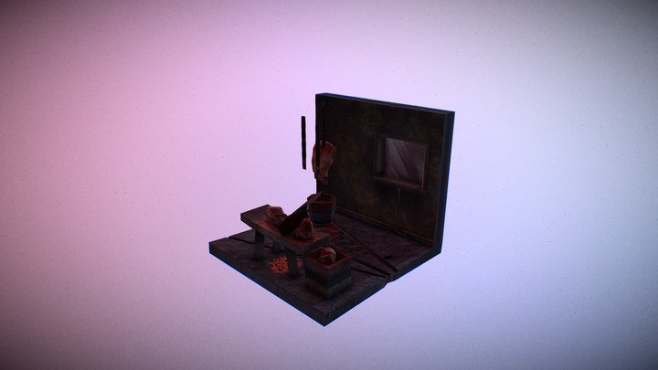 3D Modeling Final Diorama 3D Model