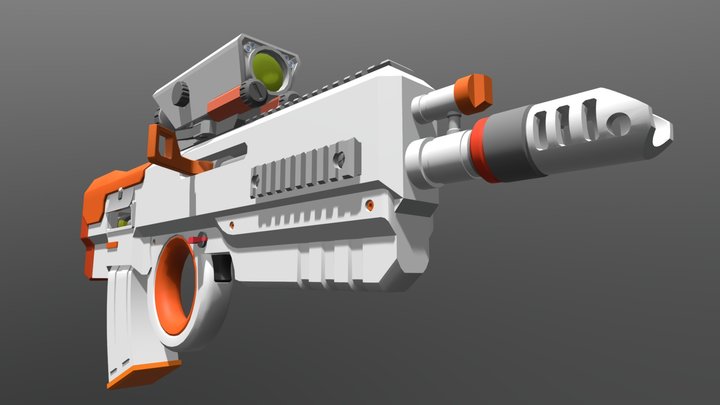 Some Kinda Bullpup 3D Model