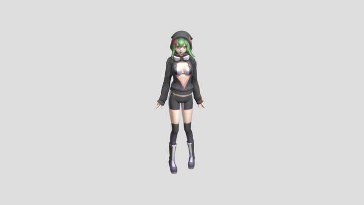 Digimon World: Next Order - Rina Shinomiya 3D Model