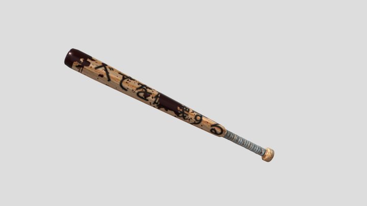 Bloody Baseball Bat – Kostenloses 3D-Modell STL