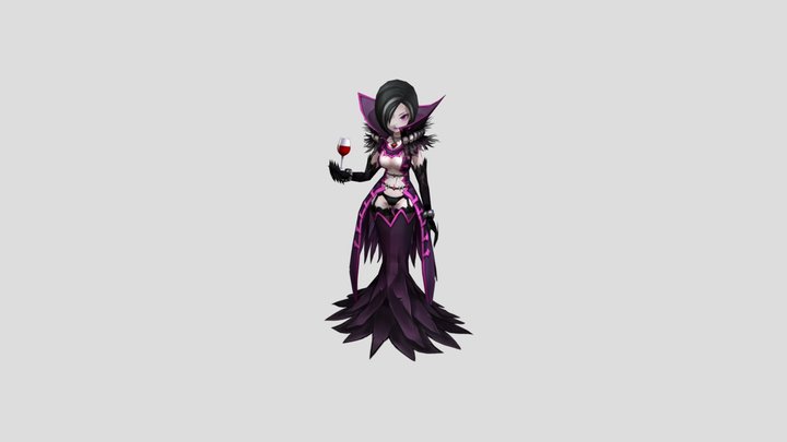 Casual RPG Monster - 11 Eclair 3D Model