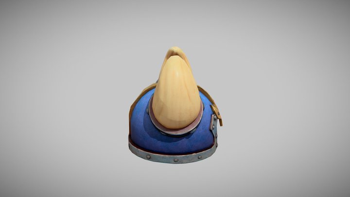 Dwarven Helmet 3D Model