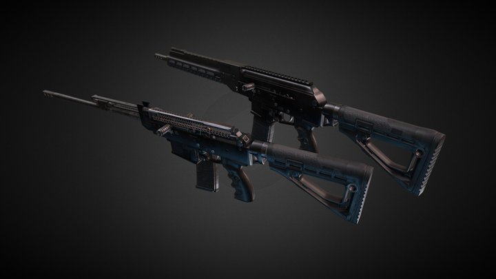 Kalashnikov SR1 3D Model