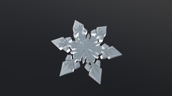 snowflake 3D Model