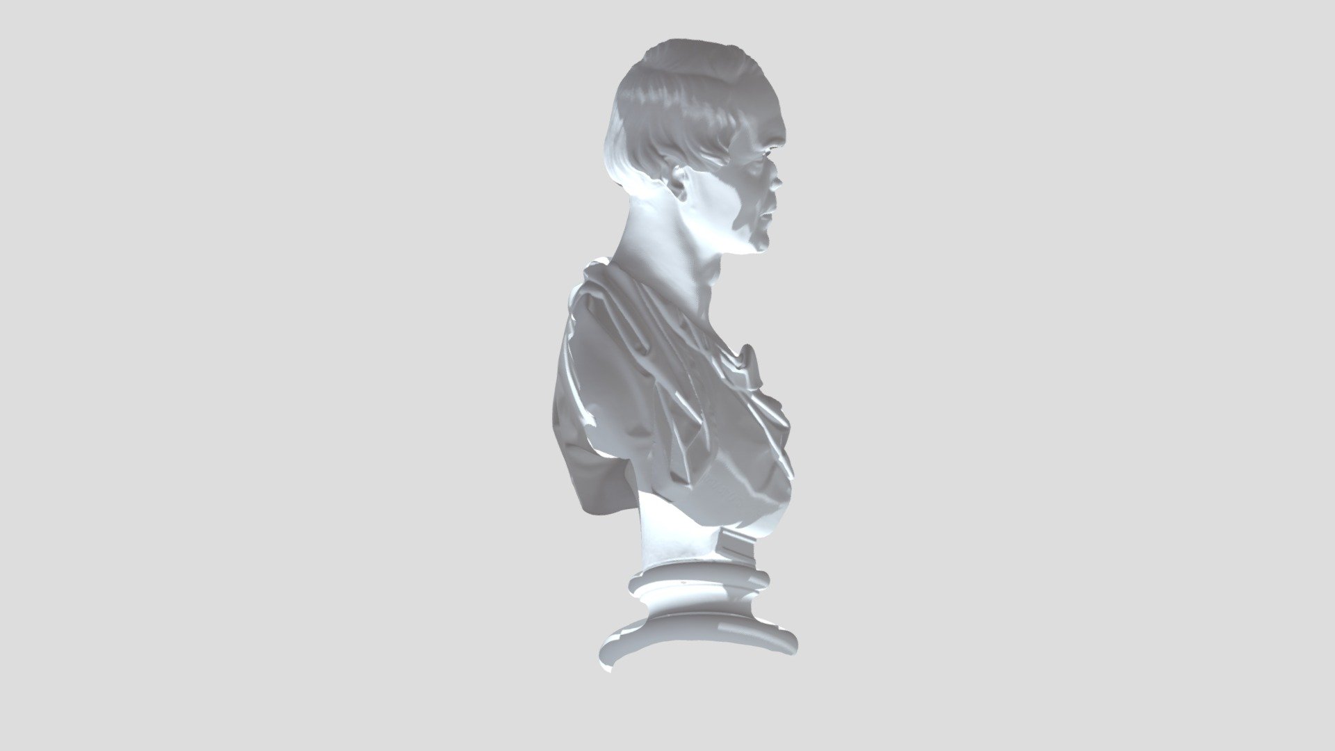 3D Section of William Cabell Rives Bust