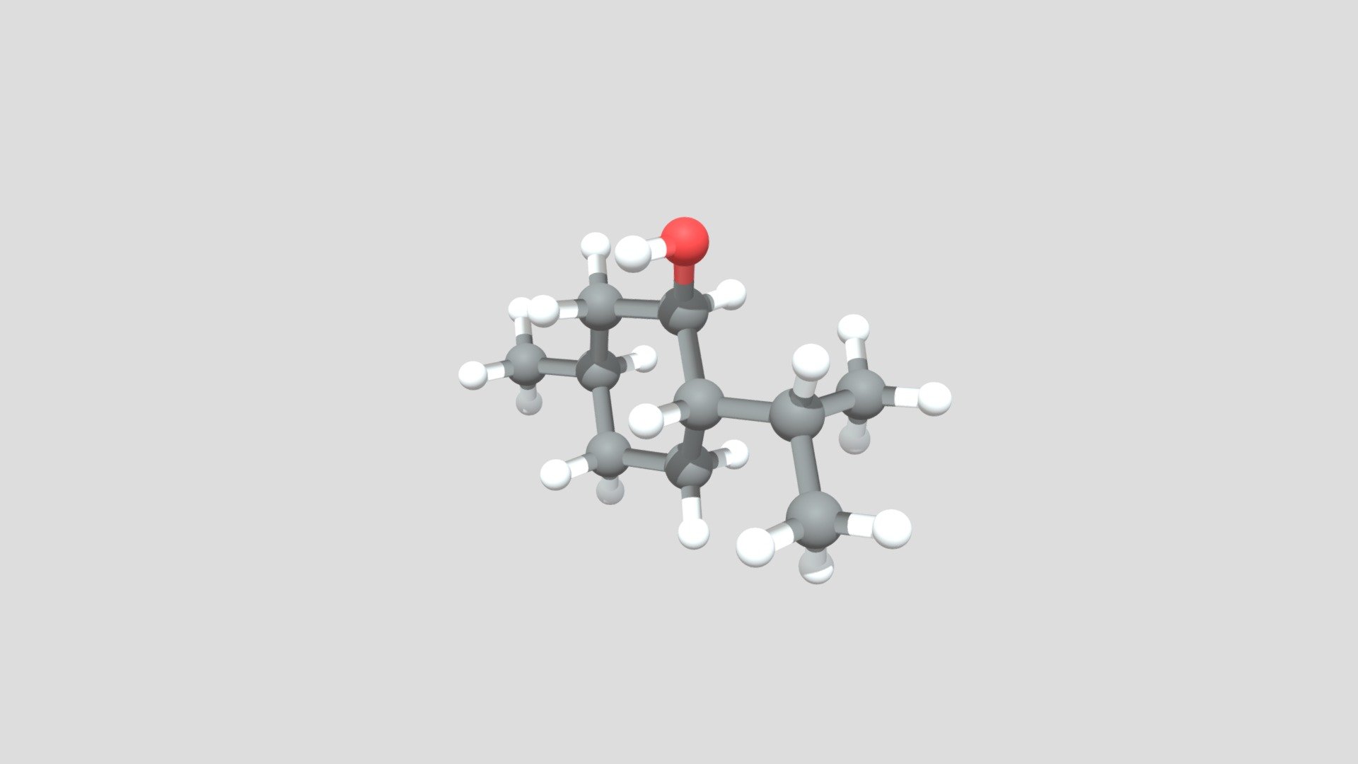 Menthol - Download Free 3D model by ChemDavid [b3b85ad] - Sketchfab