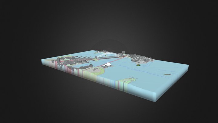 Sydney - Baía de Sydney 3D Model