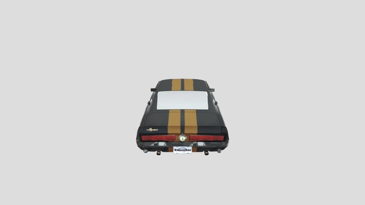 1967 shelby ford mustang 3D Model